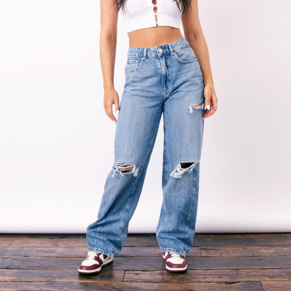 Garage Distressed Ample/Baggy Jeans